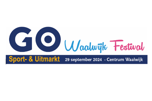 logo GO Waalwijk Festival 29 september 2024 in centrum van Waalwijk