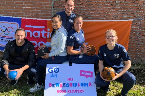 Buurtsportcoach team Waalwijk tijdens het GO Waalwijk Festival