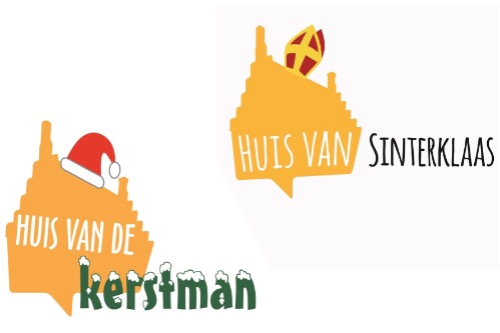 logo's Huis van Sinterklaas en Huis van de Kerstman