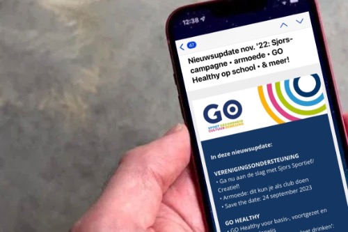 nieuwsupdate per mail op smartphone