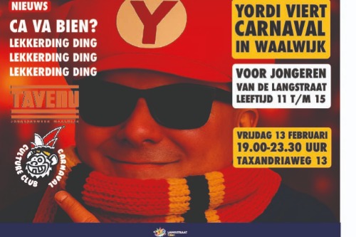Yordi viert carnaval in Waalwijk