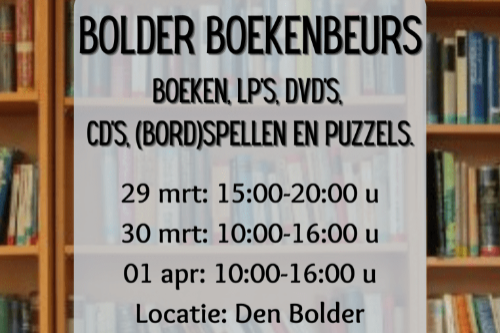 Bolders Boekenbeurs op herhaling