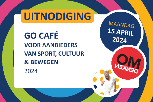 Uitnodiging GO Café voor sport & cultuur