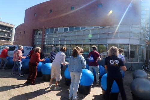 DrumTastic verzorgde actieve drumworkshops tijdens het event 'GO in Balans'