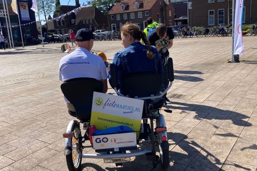 Fietsmaatjes Waalwijk was ook vertegenwoordigd tijdens het GO in Balans-event