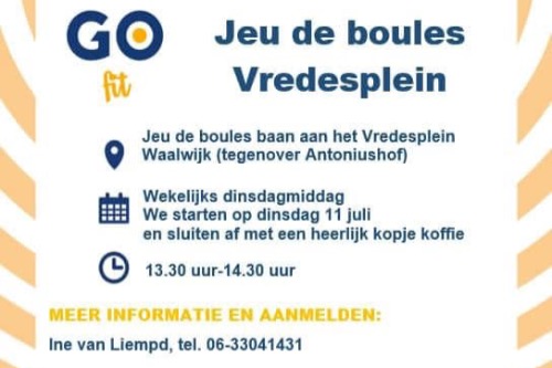 Jeu De Boules Vredesplein Go Waalwijk 